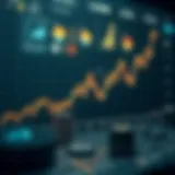 Graph depicting cryptocurrency market trends