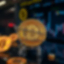 Conceptual representation of digital currency integration in e-commerce