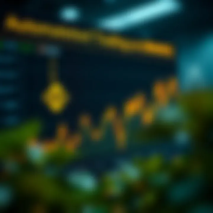 Graph showing benefits of automated trading on Binance