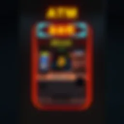 Bitcoin ATM interface showcasing a user-friendly design