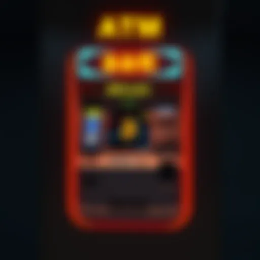 Bitcoin ATM interface showcasing a user-friendly design