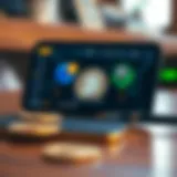 A digital wallet interface showcasing various cryptocurrencies, including Bitcoin.