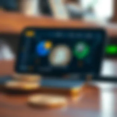 A digital wallet interface showcasing various cryptocurrencies, including Bitcoin.