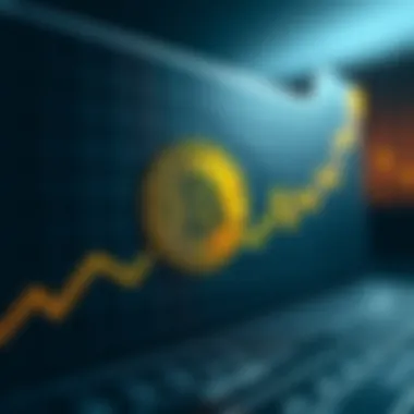 Graph illustrating the growth of Bitcoin value over the years.