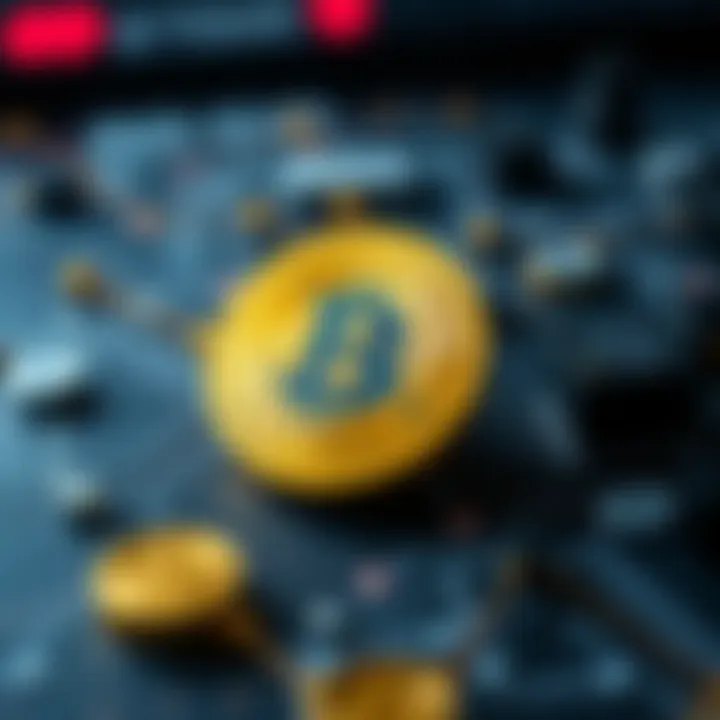 A diagram showcasing Bitcoin technology and blockchain