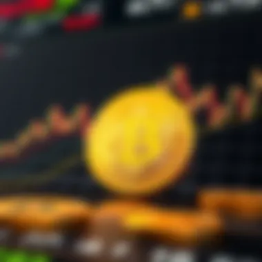 Forecast chart depicting future price predictions for Bitcoin.