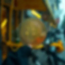 A conceptual representation of Bitcoin's integration into daily life.