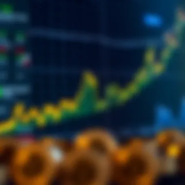 Graph illustrating Bitcoin price trends over time