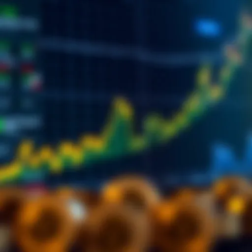 Graph illustrating Bitcoin price trends over time