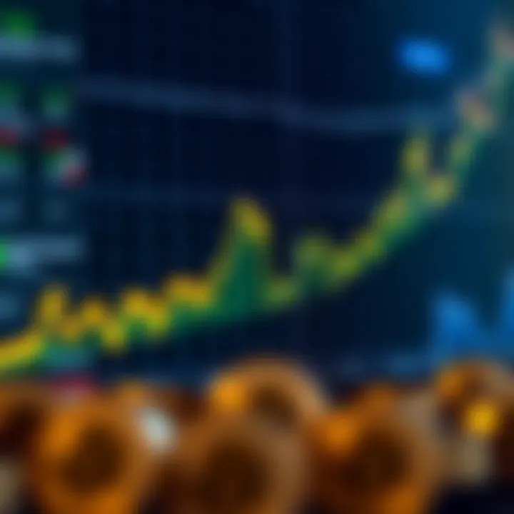 Graph illustrating Bitcoin price trends over time