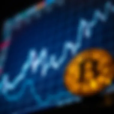 Graph showing Bitcoin market volatility