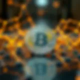 A visual representation of the Bitcoin blockchain technology.