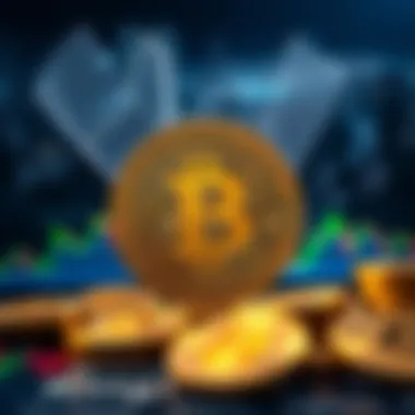 An illustration showcasing the economic impact of Bitcoin on global markets.