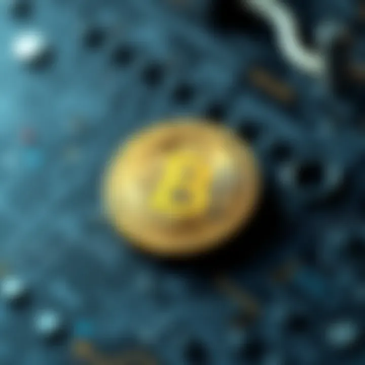 A diagram explaining the security mechanisms utilized in Bitcoin transactions.