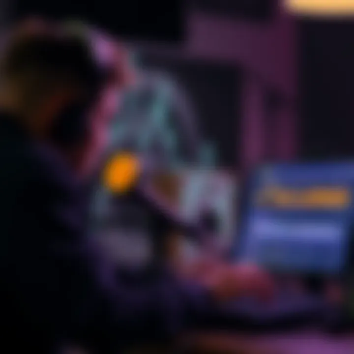 Engaging podcast section of Bitget that encourages user participation.