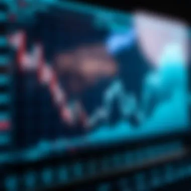 Graph illustrating cryptocurrency market trends