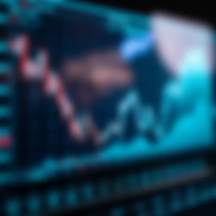 Graph illustrating cryptocurrency market trends