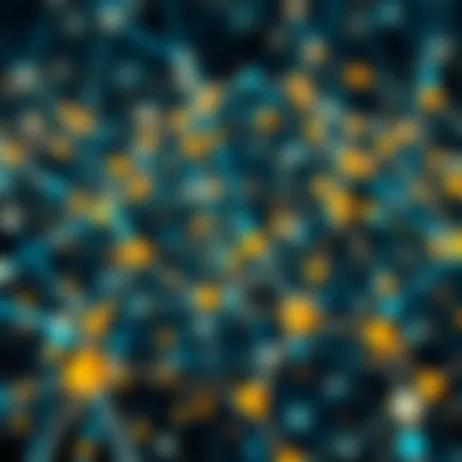 An intricate network of blockchain connections