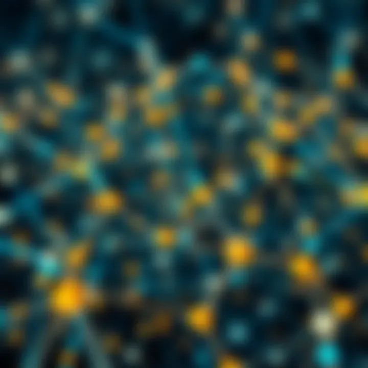 An intricate network of blockchain connections