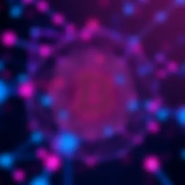 Illustration of blockchain integration with artificial intelligence