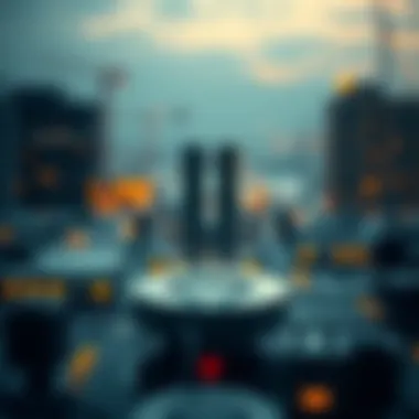 Visual representation of blockchain applications in various sectors