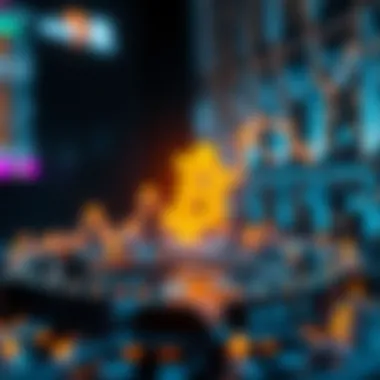 Visual representation of blockchain applications across industries