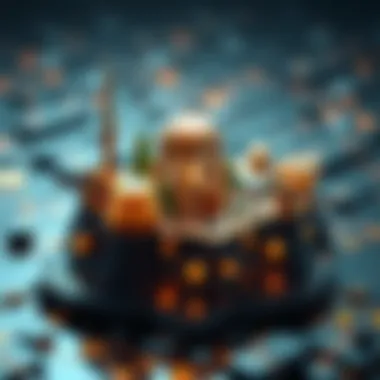 Blockchain ecosystem illustration