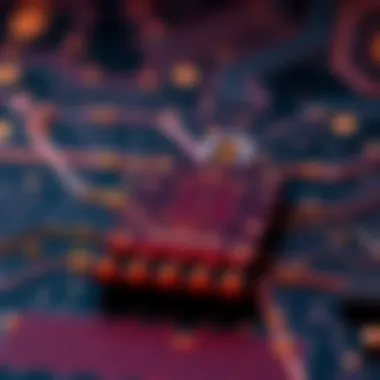 Illustration of blockchain technology integrating homomorphic encryption