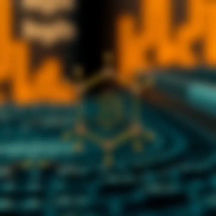 Diagram showing the structure of a blockchain