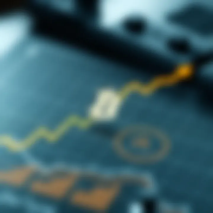 Graph illustrating blockchain technology fundamentals