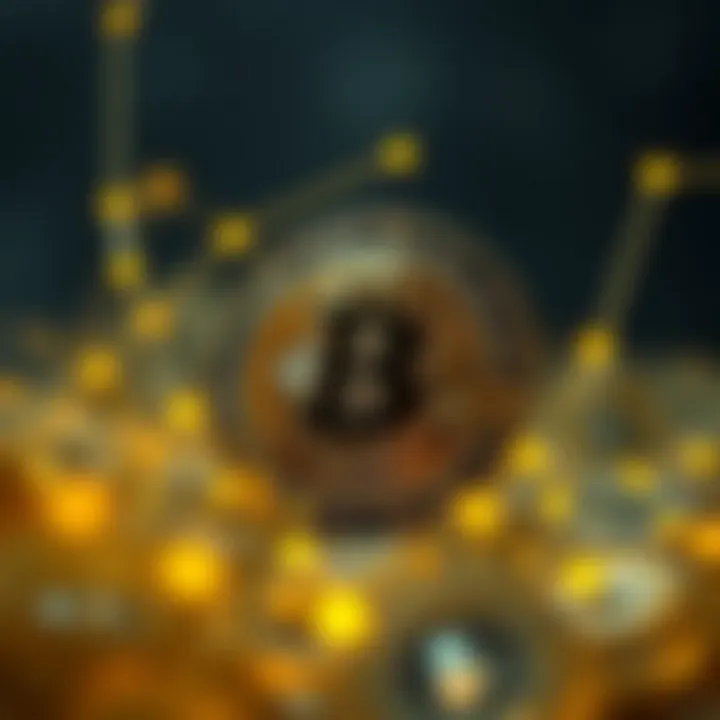 A futuristic representation of blockchain technology and its potential impact.