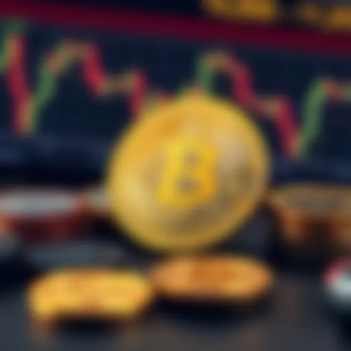 Visual representation of trading strategies for cryptocurrency