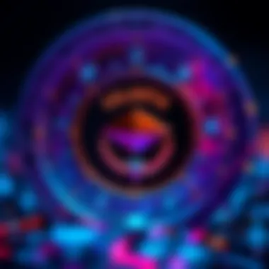 An illustration depicting the integration of DeFi and cryptography in Celestia Coin