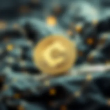 Blockchain technology representation related to Chia coin