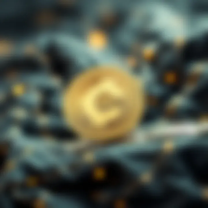 Blockchain technology representation related to Chia coin