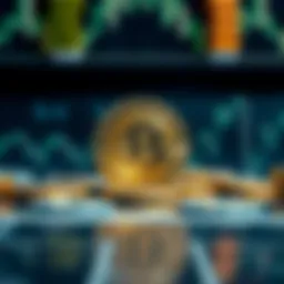 Conceptual representation of ICO in cryptocurrency market