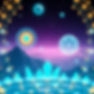 A visual representation of the Cosmos blockchain ecosystem.