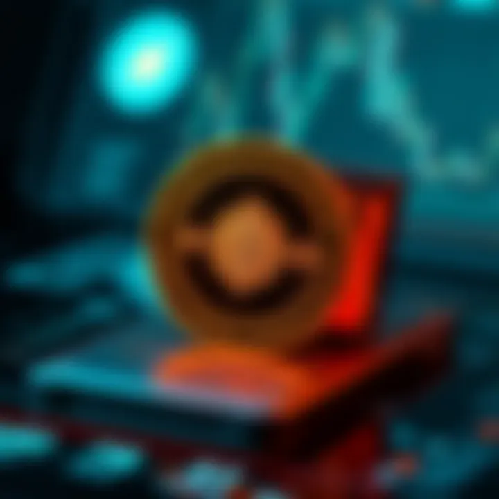 A sophisticated digital wallet interface representing cryptocurrency storage