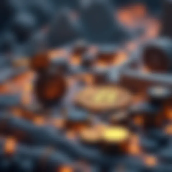 Visual representation of cryptocurrency complexities