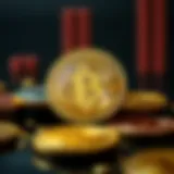 Conceptual representation of cryptocurrency