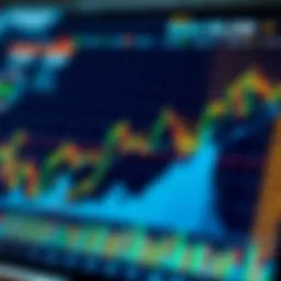 A detailed chart illustrating cryptocurrency market trends