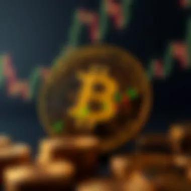 Visual representation of cryptocurrency trading strategies