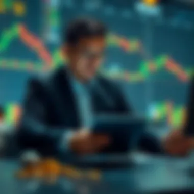 Illustration of cryptocurrency trading strategies