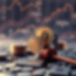 Conceptual illustration of cryptography principles