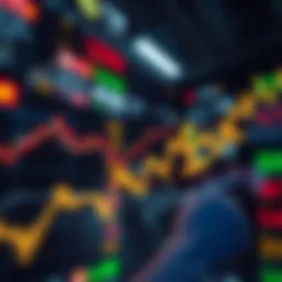 Visual representation of currency exchange rates in a digital format