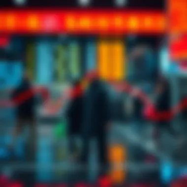 A visual representation of currency exchange dynamics