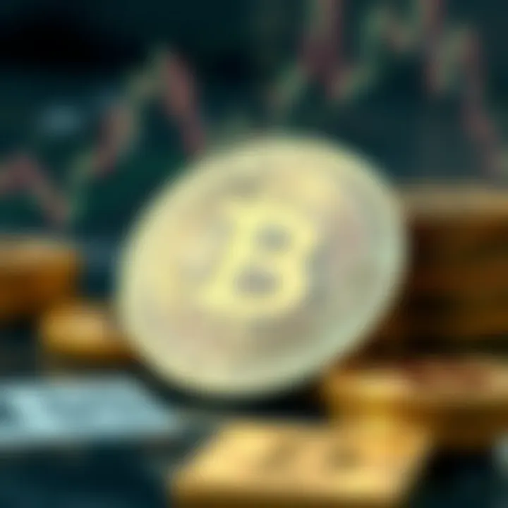 Conceptual image of digital currency trends and analysis