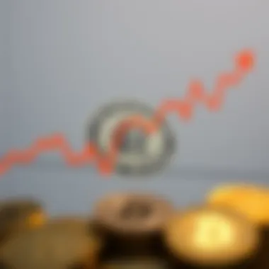 Graph illustrating the fluctuation of the dollar against the Thai Baht