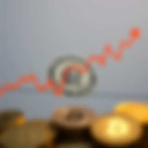 Graph illustrating the fluctuation of the dollar against the Thai Baht