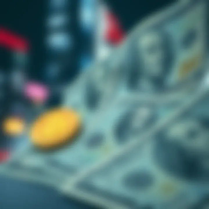 Currency exchange rates visual representation